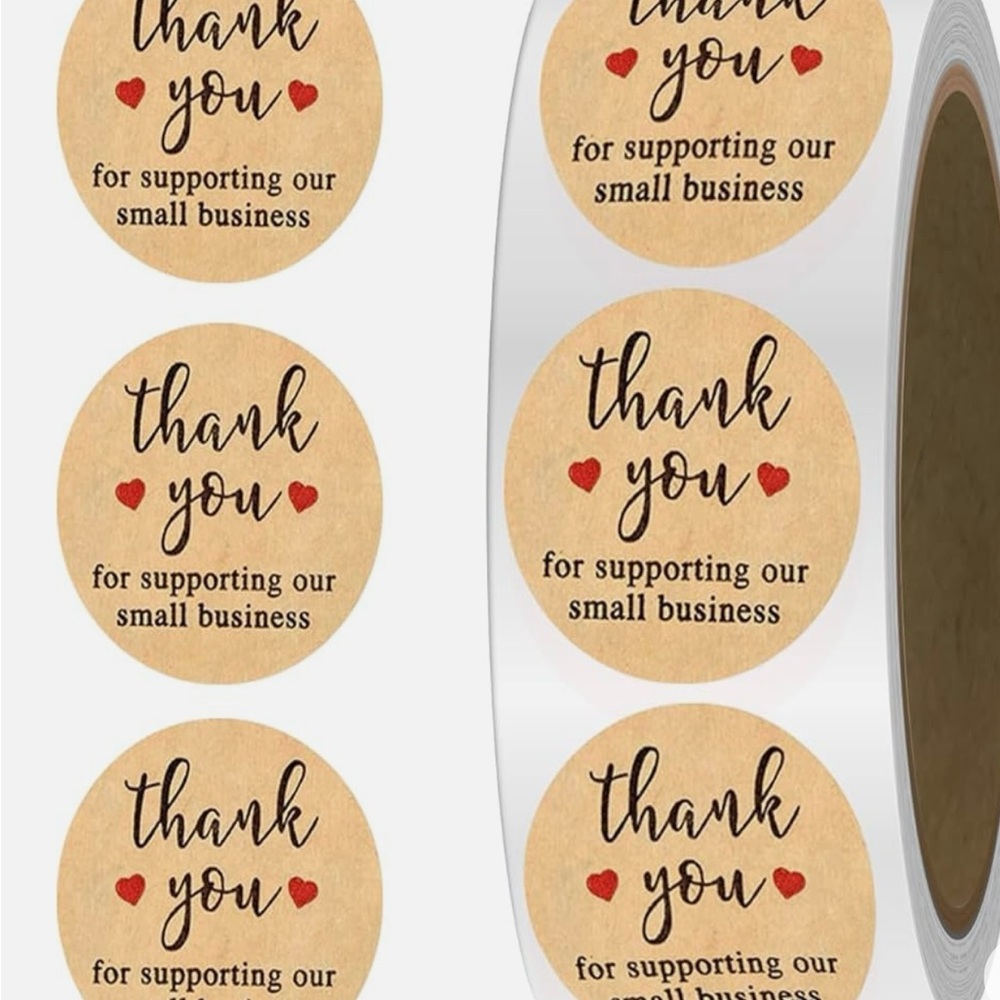 Thank you for supporting our small business stickers